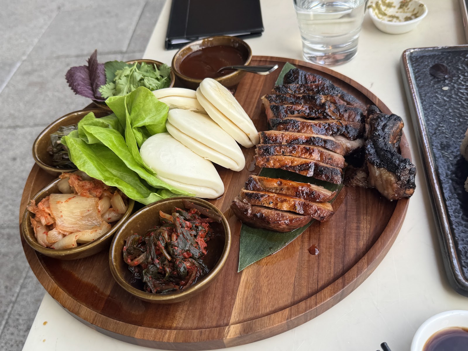 Pan-Asian dish at Departure